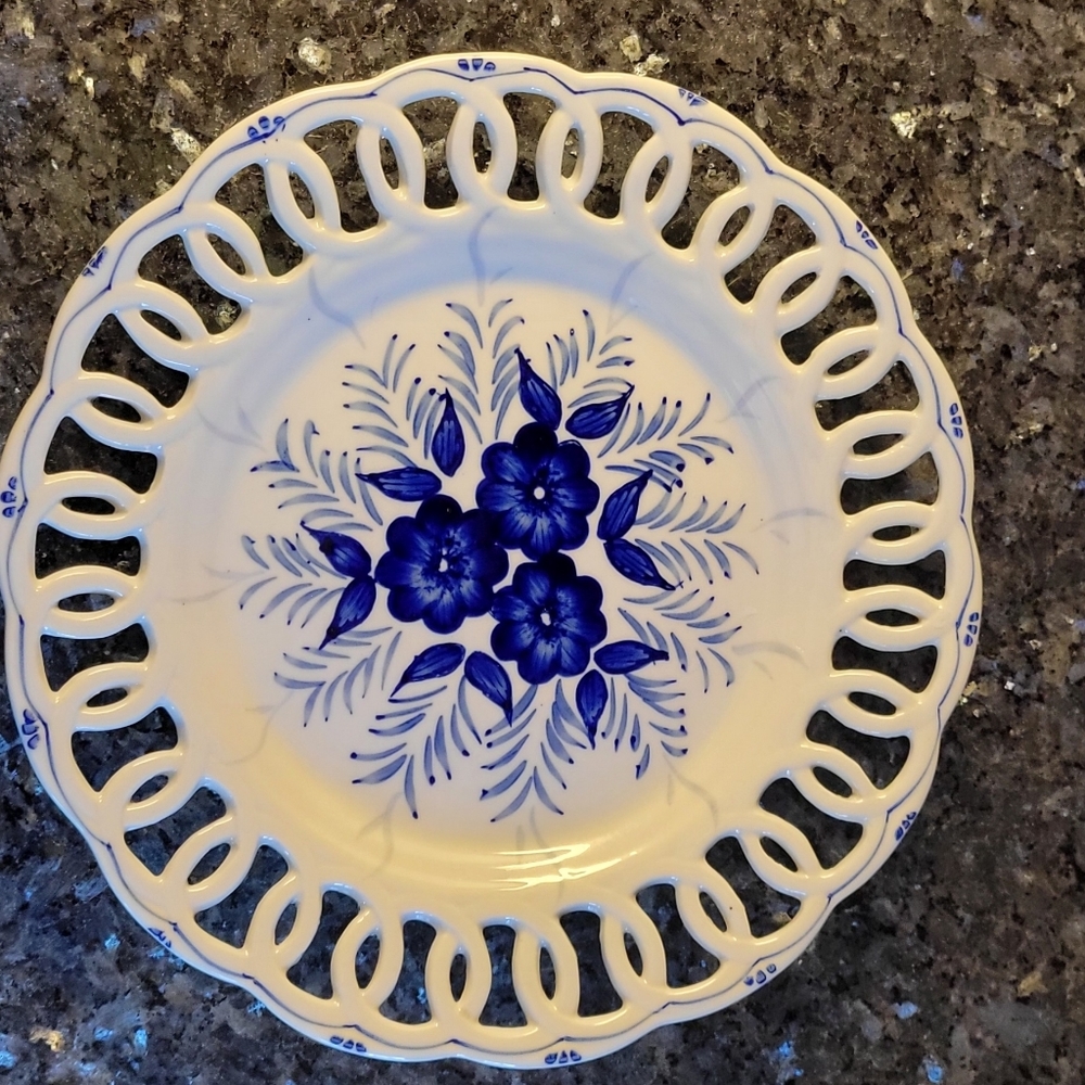 ND Hand Painted Ceramic Plate
